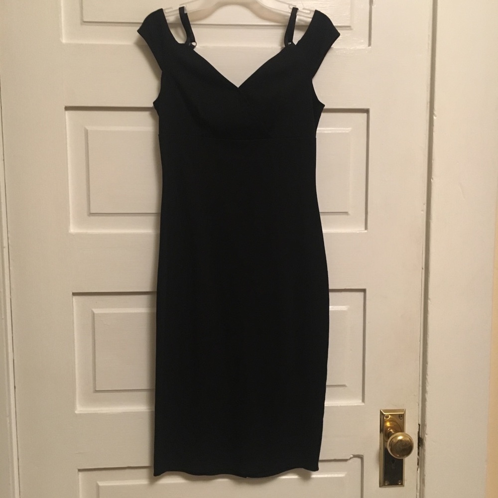 Simple Black Cocktail Dress